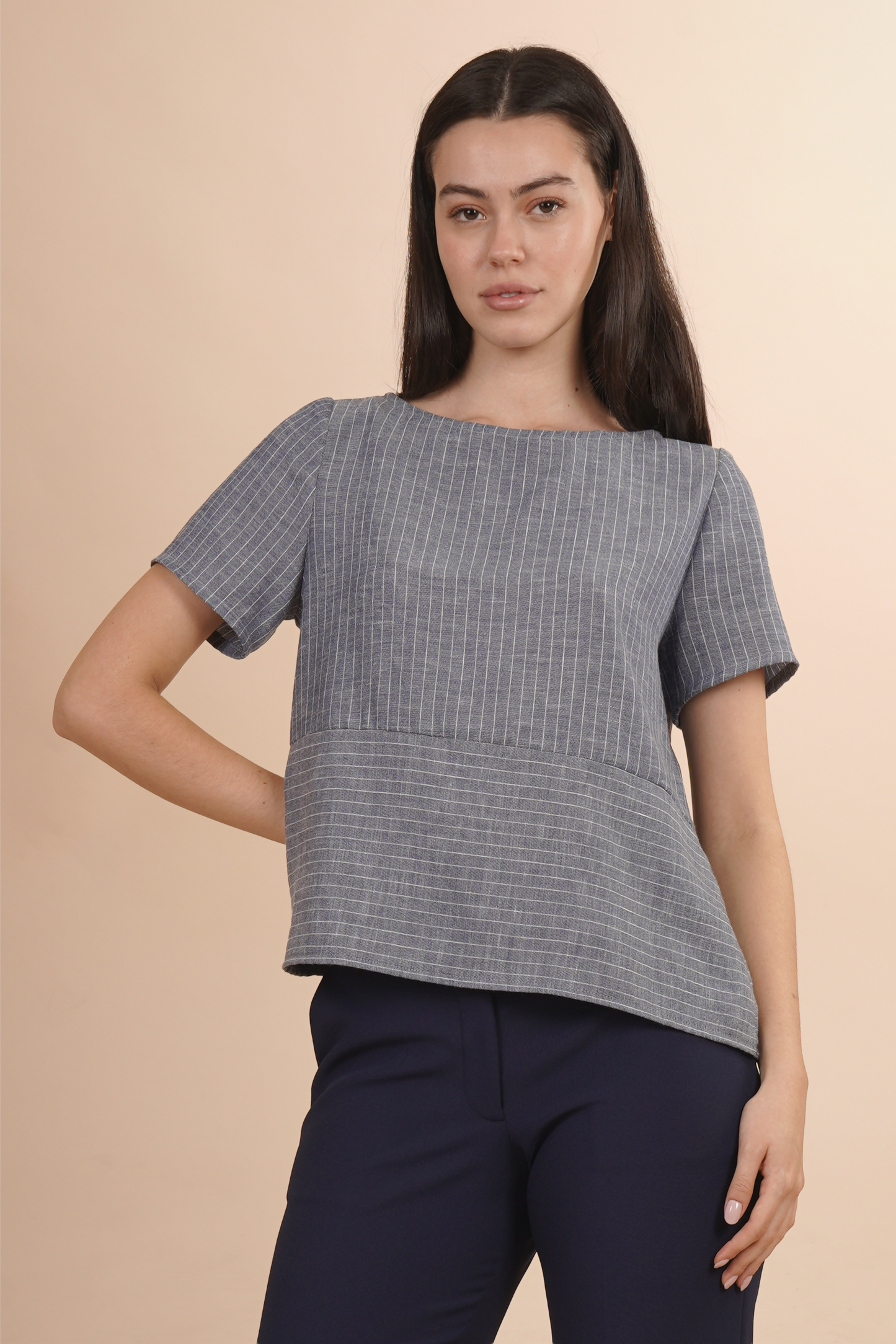 Blusa con Cortes Asimétricos 262074