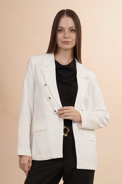 Saco Blnaco Con Botones 264013