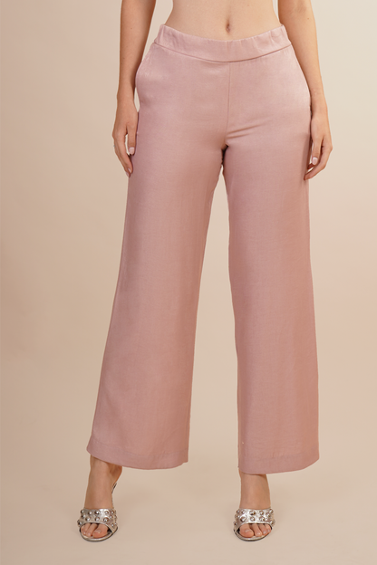 Pantalón de Cintura Elástica Rosa 261050