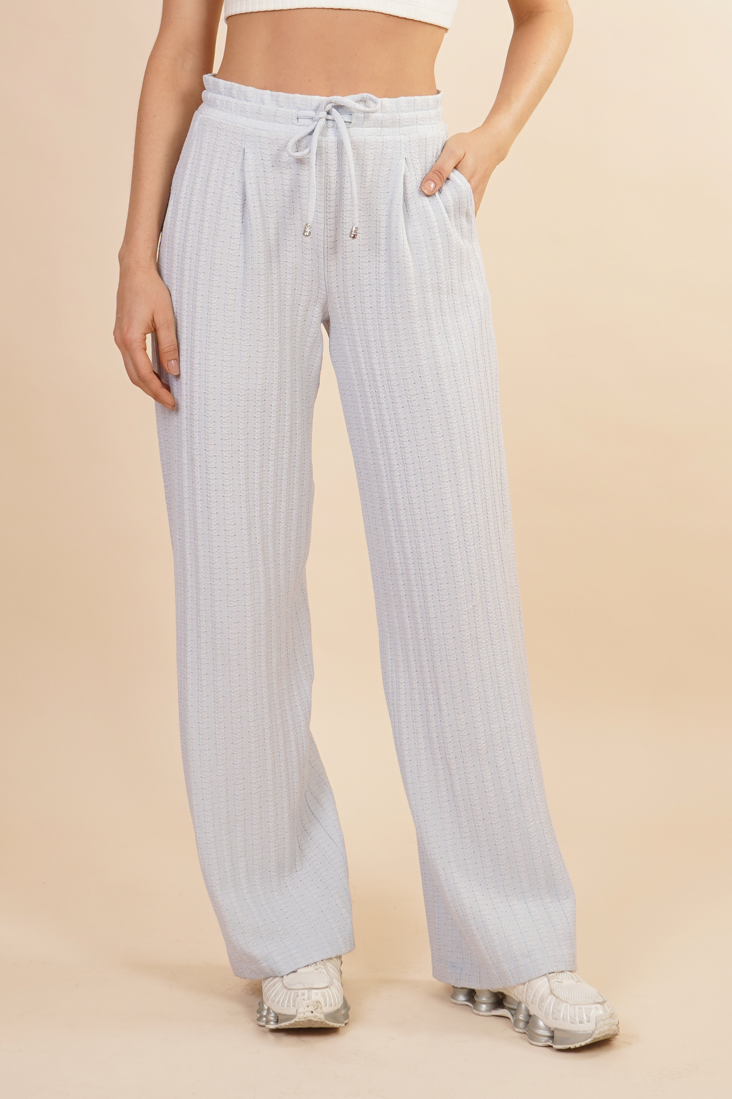 Pantalón A Rayas Azul 261038