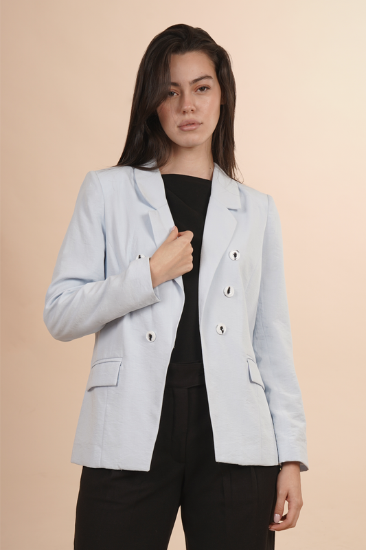 Saco Azul Con Botones 264013