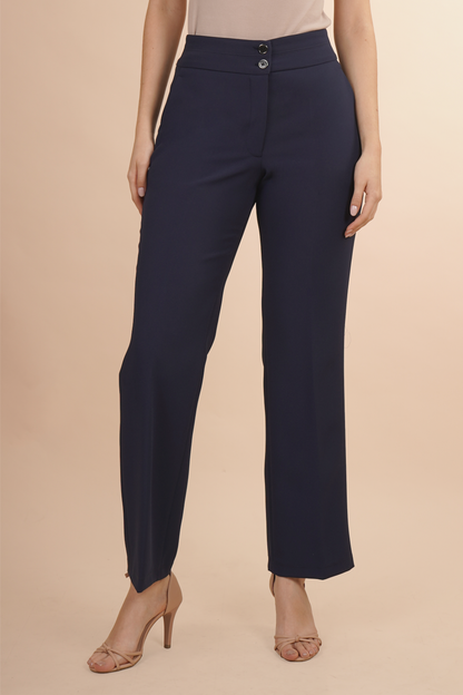 Pantalón Azul Marino De Vestir