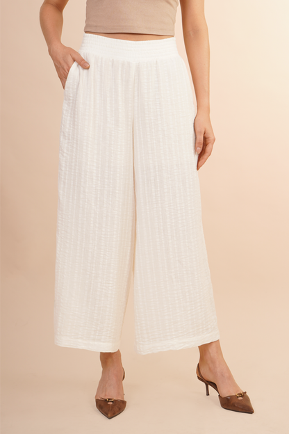 Pantalon Amplio Pescador Blanco 261040