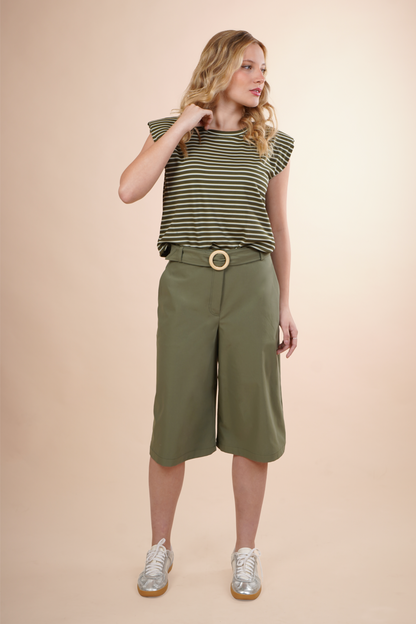 Blusa Verde Rayas 262009