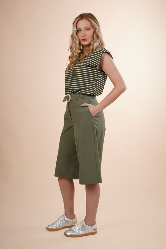 Bermudas Con Cinturón 261002