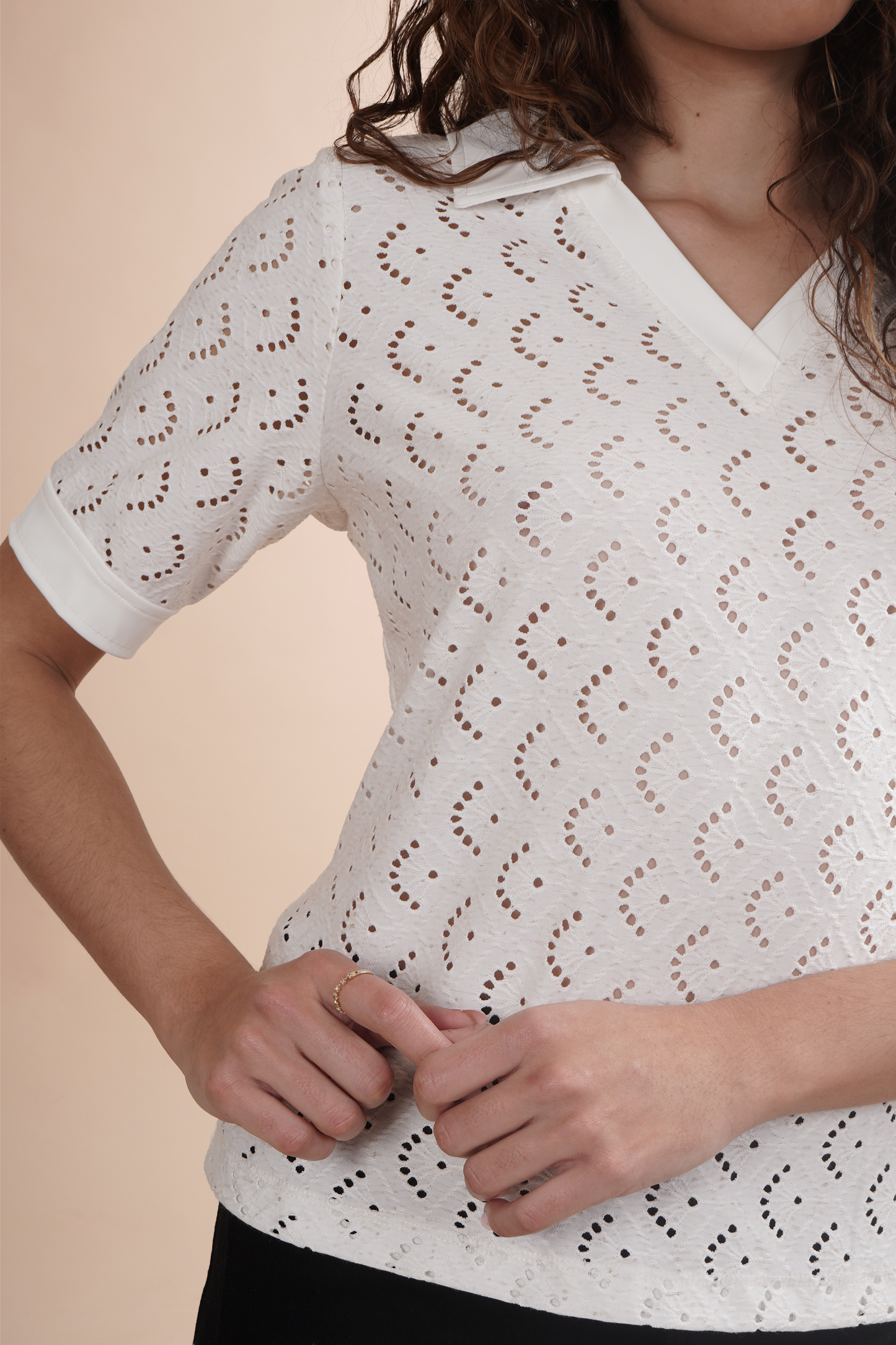 Blusa Textura Flores 262003