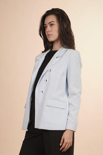 Saco Azul Con Botones 264013