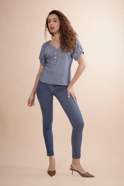 Blusa Manga Aglobada 262018
