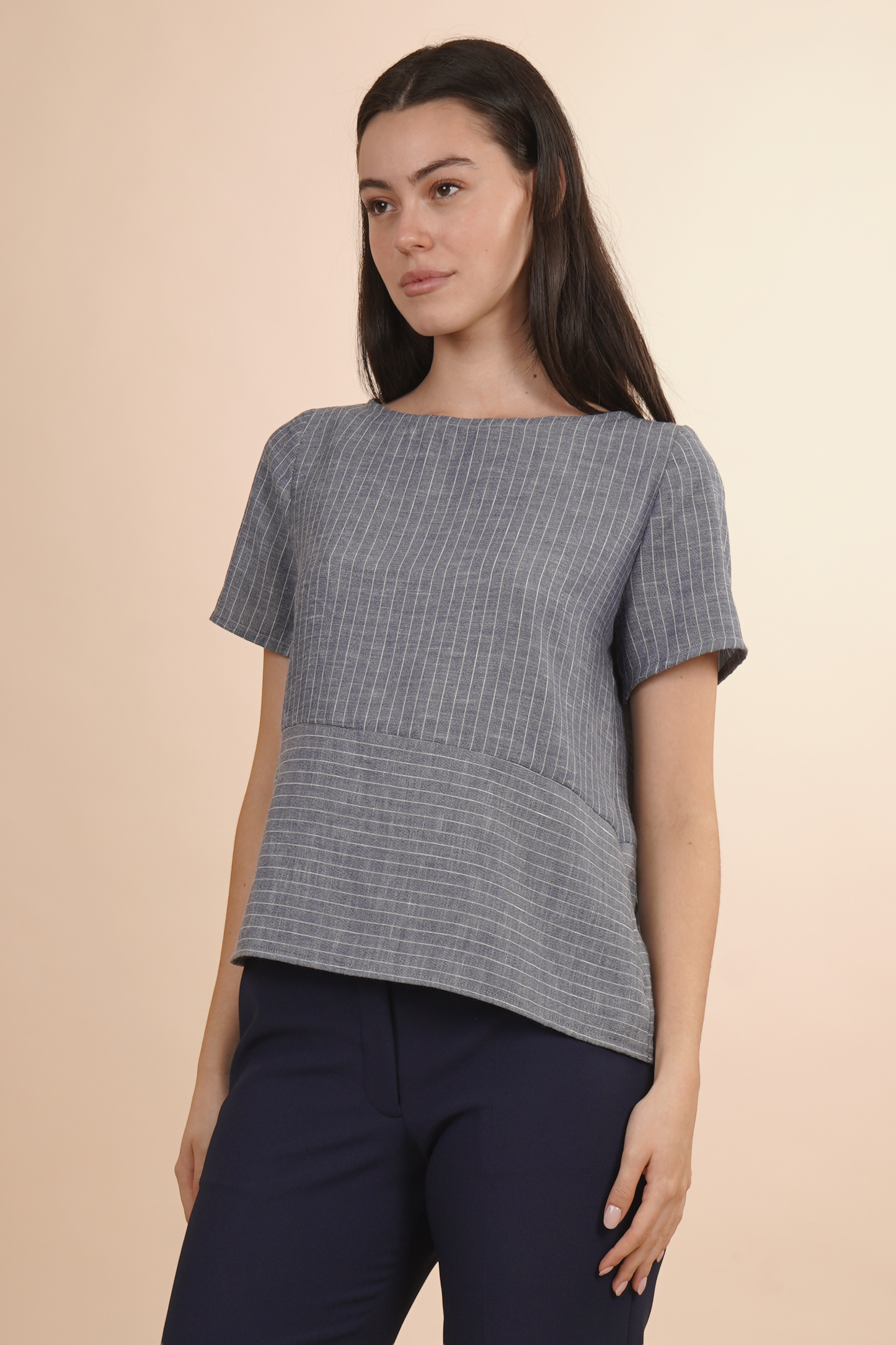 Blusa con Cortes Asimétricos 262074
