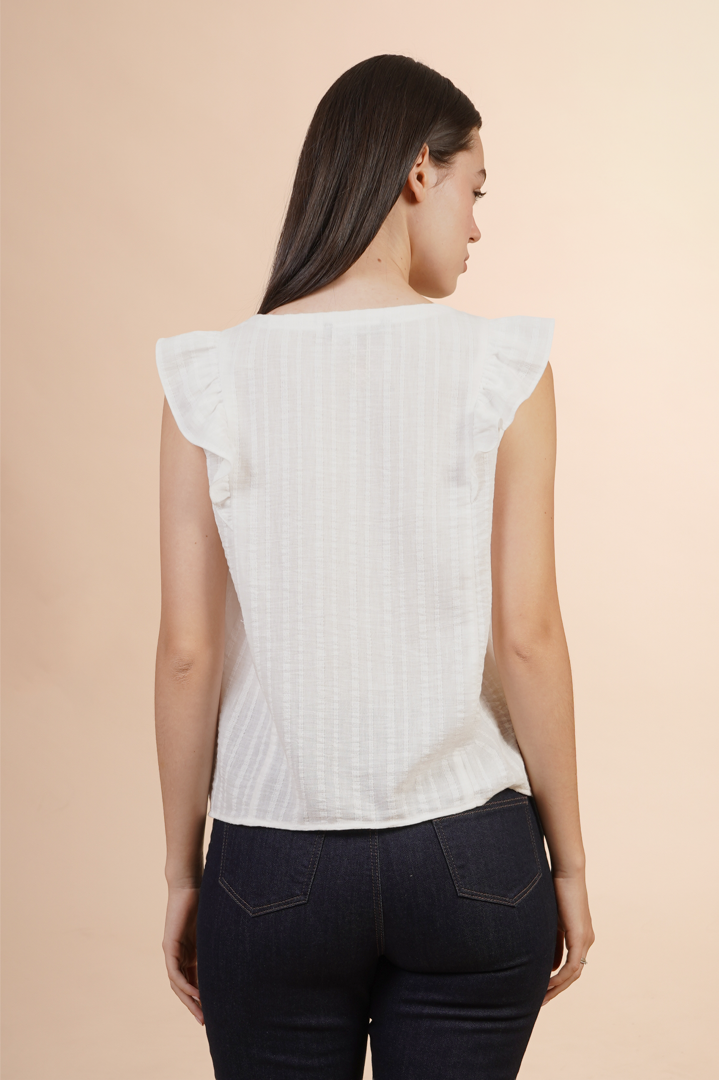 Blusa Estilo Boho Con Manga De Olán 262054