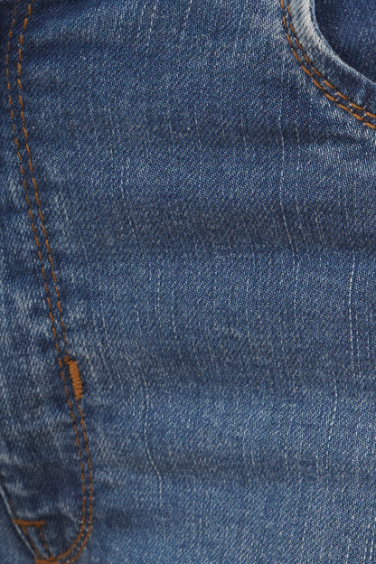 Jeans Denim Azul De Estilo Casual