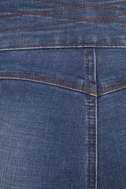 Jeans Azul De Corte Ajustado