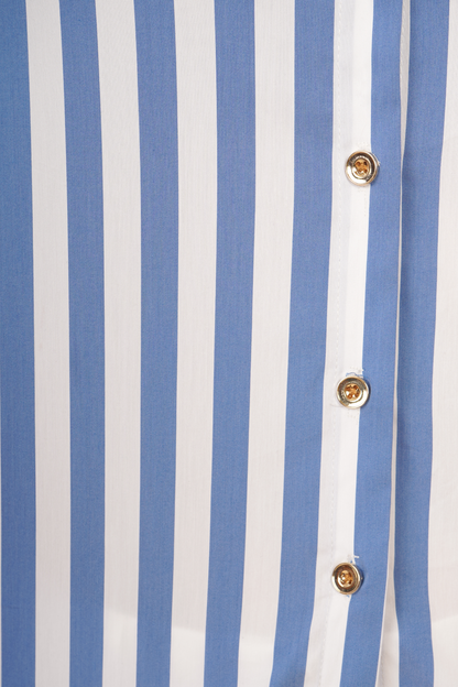 Camisa A Rayas Azul 262029