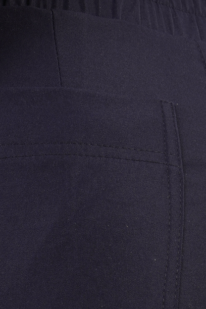 Pantalón Azul Marino De Pierna Amplia