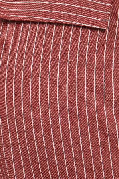 Pantalón de pierna ancha color vino