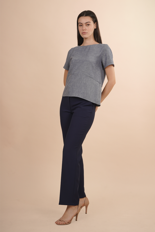 Blusa con Cortes Asimétricos 262074