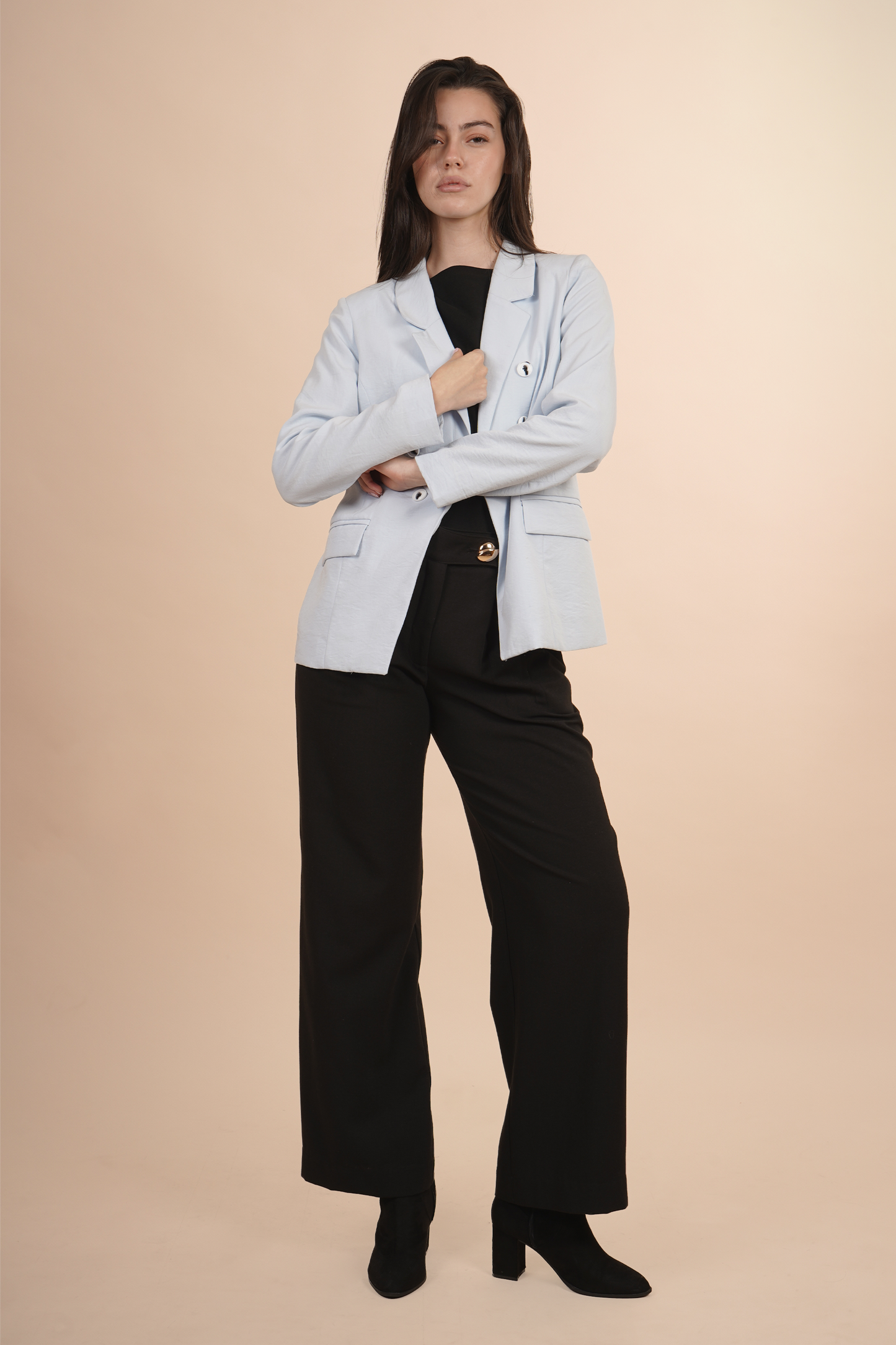 Saco Azul Con Botones 264013