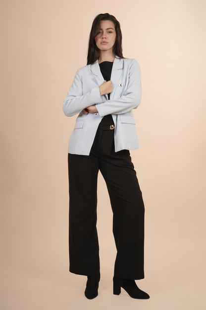 Saco Azul Con Botones 264013