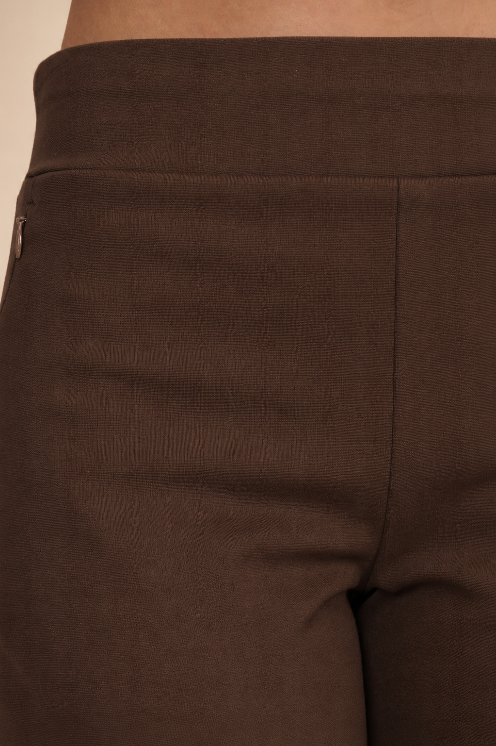 Pantalón Stretch Wide Leg Cafe 261059