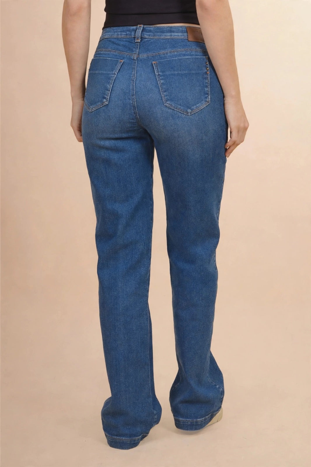 Pantalón De Mezclilla Pierna Ancha